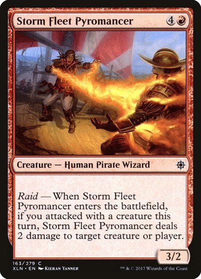 Storm Fleet Pyromancer (XLN) #163 Common (Lightly Played) Ixalan Magic: 2017