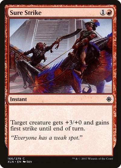 Sure Strike (XLN) #166 Common (Lightly Played) Ixalan Magic: The Gathering: 2017