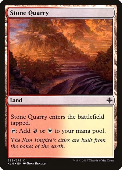 Stone Quarry (XLN) #289 Common (Lightly Played) Ixalan Magic: The Gathering: 2017