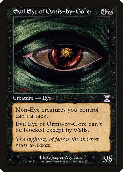 Evil Eye of Orms by Gore (TSB) #42 Special (Lightly Played) Timeshifted Magic: The Gathering: 2006