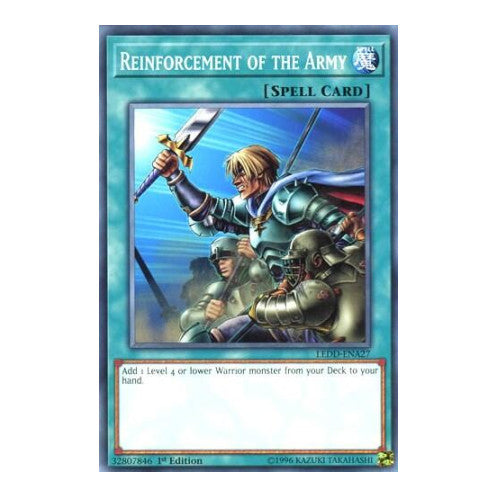 Reinforcement of the Army (LEDD) #LEDD-ENA27 Common (1st Edition Lightly Played) Legendary Dragon Decks YuGiOh: 2017