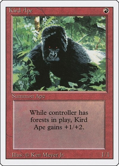 Kird Ape (3ED) #161 Common (Heavily Played) Revised Edition Magic: The Gathering: 1994