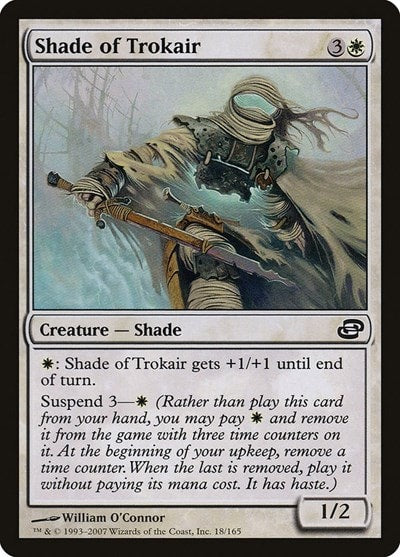 Shade of Trokair (PLC) #18 Common (Heavily Played) Planar Chaos Magic: The Gathering: 2007