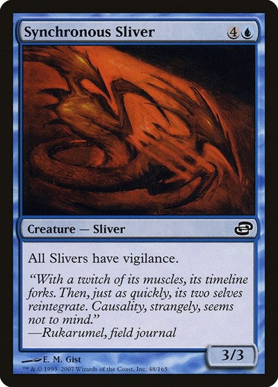 Synchronous Sliver (PLC) #48 Common Planar Chaos Magic: The Gathering: 2007