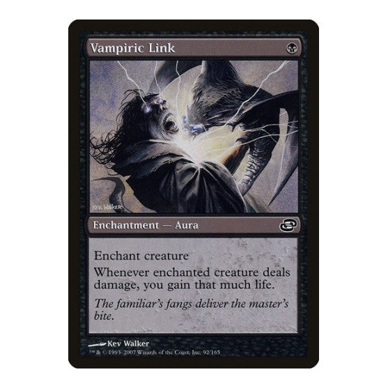 Vampiric Link (PLC) #92 Common (Lightly Played) Planar Chaos Magic: The Gathering: 2007