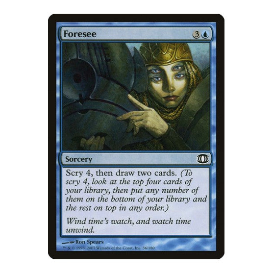 Foresee (FUT) #36 Common (Moderately Played) Future Sight Magic: The Gathering: 2007