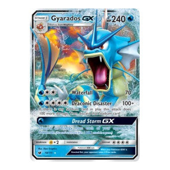 Gyarados GX (SM04) #18/111 Ultra Rare (Holofoil Near Mint) SM - Crimson Invasion Pokemon: 2017