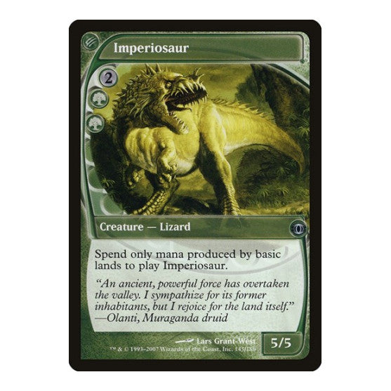 Imperiosaur (FUT) #145 Uncommon (Moderately Played) Future Sight Magic: The Gathering: 2007