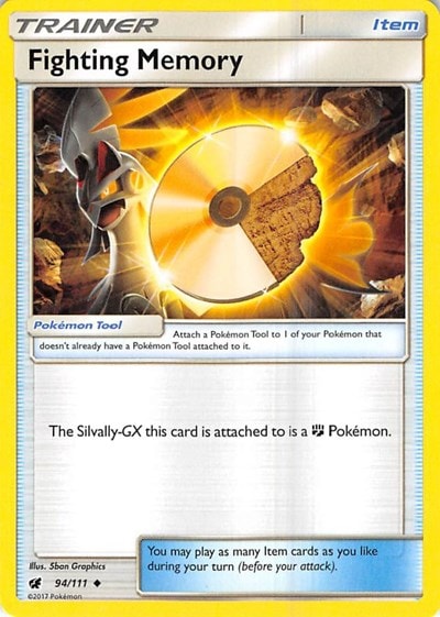 Fighting Memory (SM04) #94/111 Uncommon (Moderately Played) SM - Crimson Invasion Pokemon: 2017