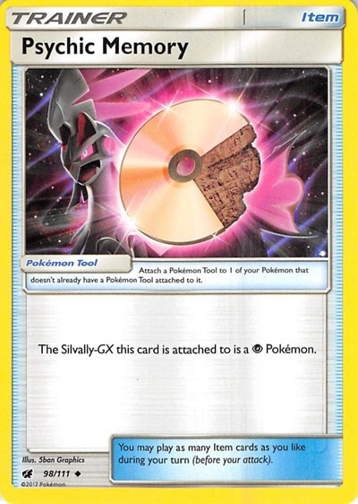 Psychic Memory (SM04) #98/111 Uncommon (Moderately Played) SM - Crimson Invasion Pokemon: 2017