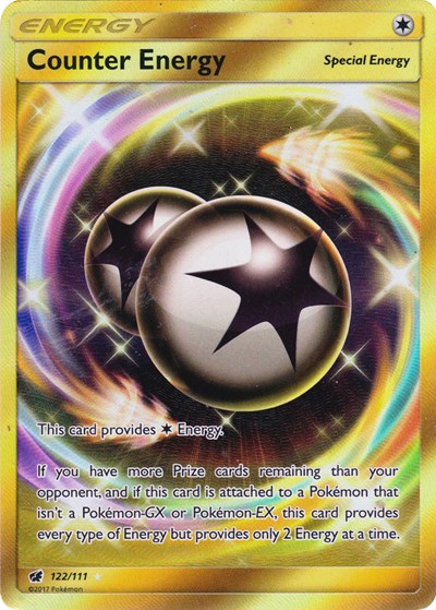Counter Energy Secret (SM04) #122/111 Secret Rare (Holofoil Near Mint) SM - Crimson Invasion Pokemon: 2017