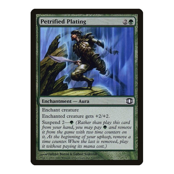 Petrified Plating (FUT) #133 Common (Lightly Played) Future Sight Magic: The Gathering: 2007