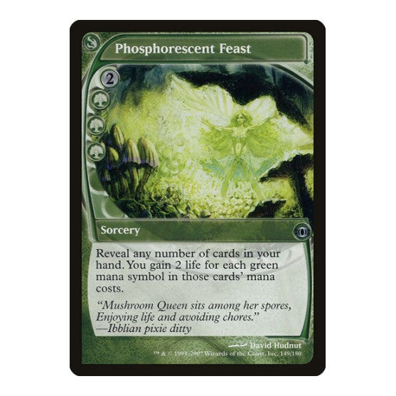 Phosphorescent Feast (FUT) #149 Uncommon (Lightly Played) Future Sight Magic: The Gathering: 2007