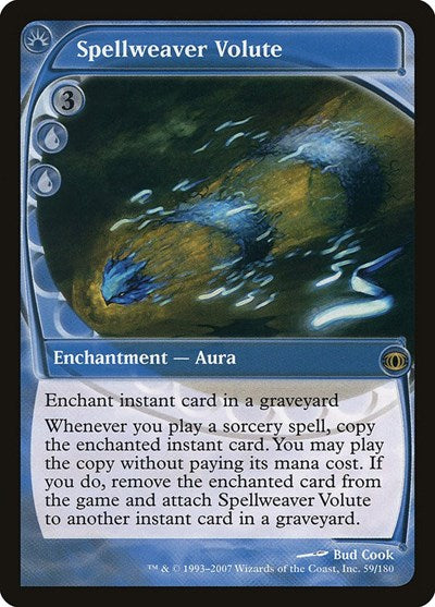 Spellweaver Volute (FUT) #59 Rare (Lightly Played) Future Sight Magic: The Gathering: 2007