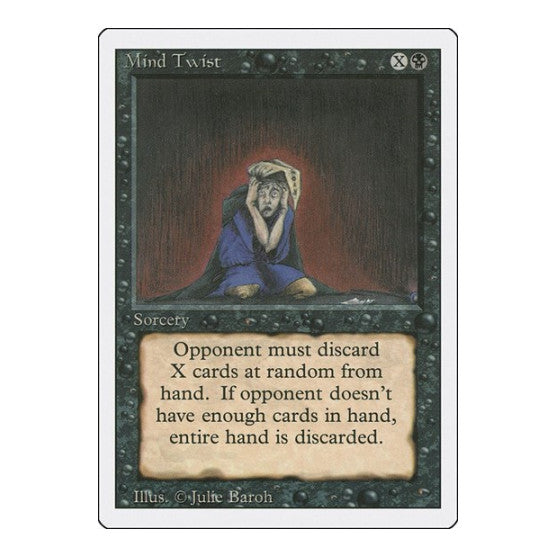 Mind Twist (3ED) #117 Rare (Lightly Played) Revised Edition Magic: The Gathering: 1994