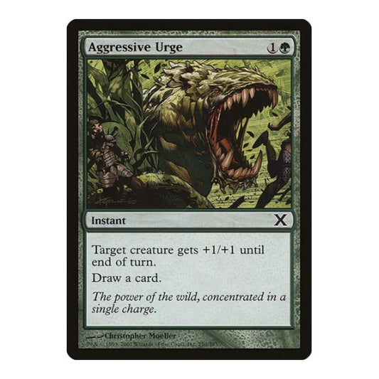 Aggressive Urge (10E) #250 Common (Lightly Played) 10th Edition Magic: The Gathering: 2007