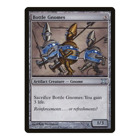 Bottle Gnomes (10E) #312 Uncommon (Moderately Played) 10th Edition Magic: The Gathering: 2007