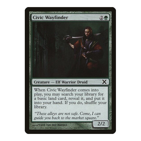 Civic Wayfinder (10E) #255 Common 10th Edition Magic: The Gathering: 2007