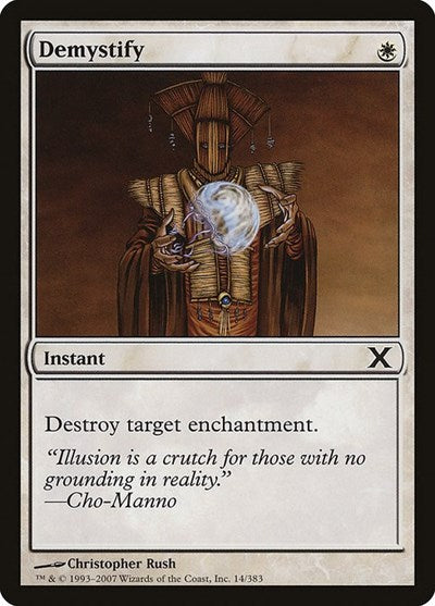 Demystify (10E) #14 Common (Moderately Played) 10th Edition Magic: The Gathering: 2007