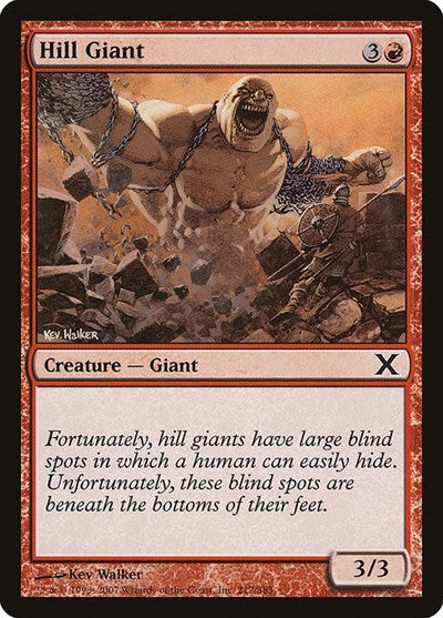 Hill Giant (10E) #212 Common 10th Edition Magic: The Gathering: 2007