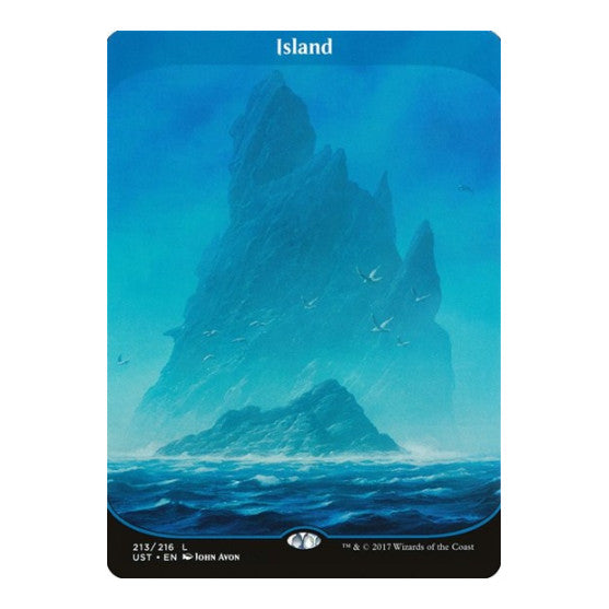 Island (UST) #213 Land (Lightly Played) Unstable Magic: The Gathering: 2017