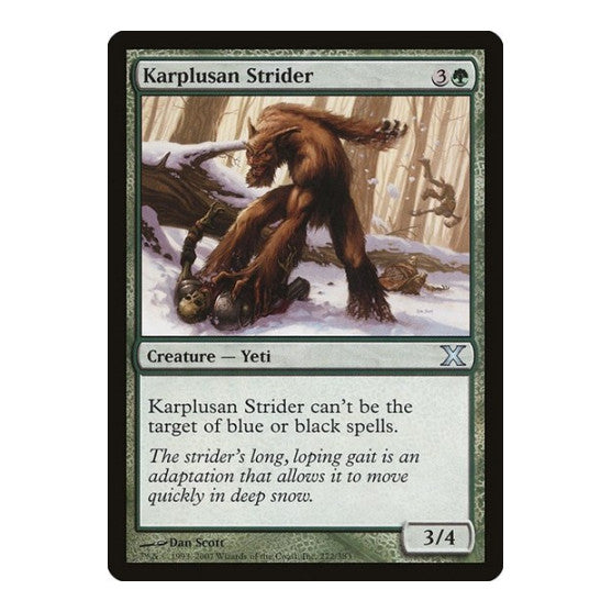 Karplusan Strider (10E) #272 Uncommon (Lightly Played) 10th Edition Magic: The Gathering: 2007