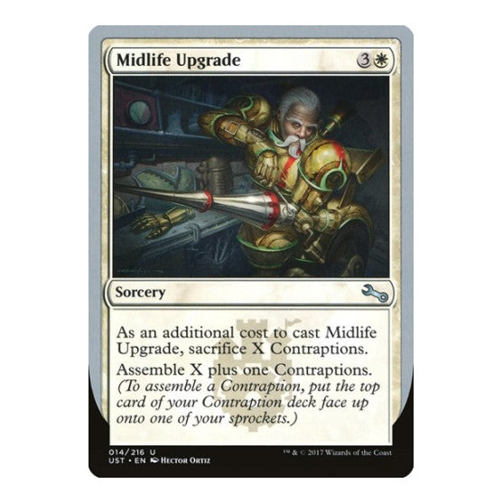 Midlife Upgrade (UST) #14 Uncommon (Lightly Played) Unstable Magic: The Gathering: 2017