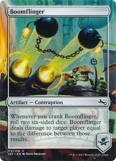 Boomflinger (UST) #172 Common (Lightly Played) Unstable Magic: The Gathering: 2017
