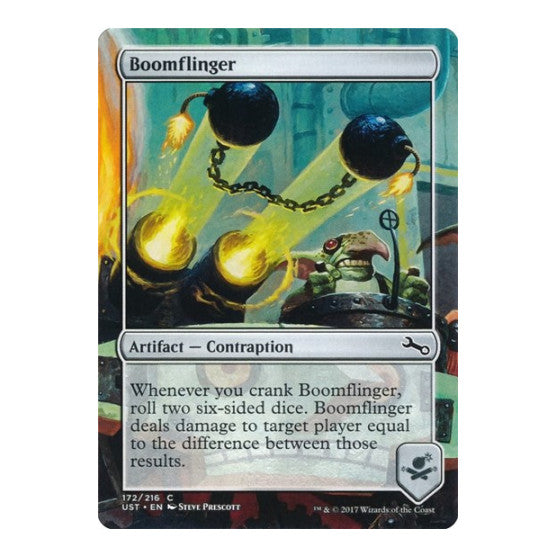 Boomflinger (UST) #172 Common (Lightly Played) Unstable Magic: The Gathering: 2017