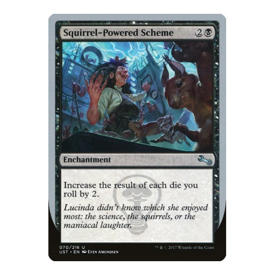 Squirrel-Powered Scheme (UST) #70 Uncommon (Lightly Played) Unstable Magic: The Gathering: 2017