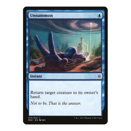 Unsummon (E02) #13 Common (Lightly Played) Explorers of Ixalan Magic: The Gathering: 2017