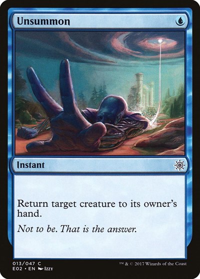 Unsummon (E02) #13 Common (Lightly Played) Explorers of Ixalan Magic: The Gathering: 2017