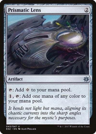 Prismatic Lens (E02) #43 Uncommon (Lightly Played) Explorers of Ixalan Magic: The Gathering: 2017