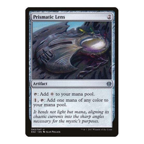 Prismatic Lens (E02) #43 Uncommon (Lightly Played) Explorers of Ixalan Magic: The Gathering: 2017
