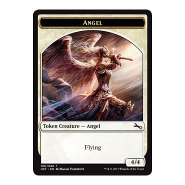 Angel Token (UST) #1 T (Foil Lightly Played) Unstable Magic: The Gathering: 2017