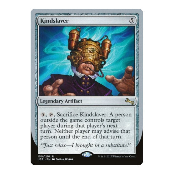 Kindslaver (UST) #150 Rare (Lightly Played) Unstable Magic: The Gathering: 2017