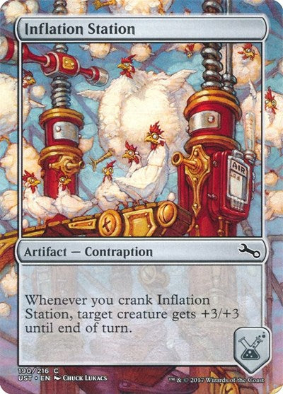 Inflation Station (UST) #190 Common (Lightly Played) Unstable Magic: The Gathering: 2017