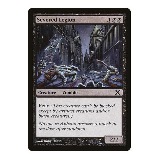 Severed Legion (10E) #177 Common (Heavily Played) 10th Edition Magic: The Gathering: 2007