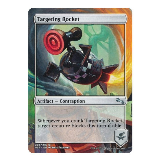 Targeting Rocket (UST) #205 Uncommon (Foil Lightly Played) Unstable Magic: The Gathering: 2017