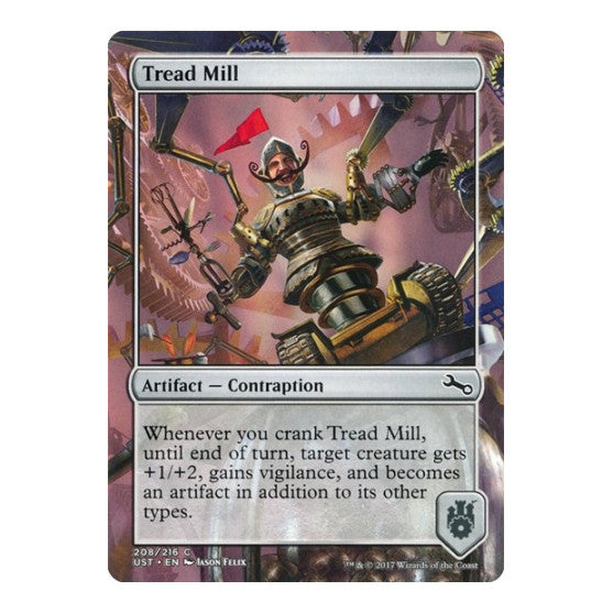 Tread Mill (UST) #208 Common (Lightly Played) Unstable Magic: The Gathering: 2017