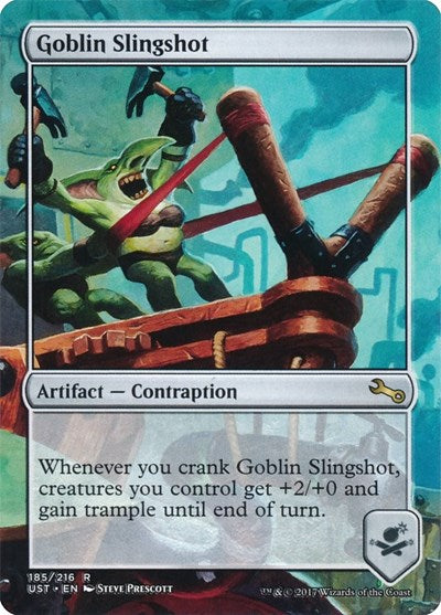 Goblin Slingshot (UST) #185 Rare (Lightly Played) Unstable Magic: The Gathering: 2017