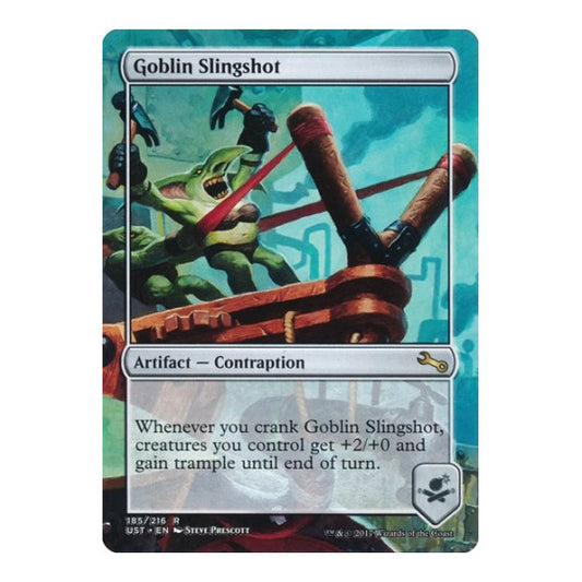 Goblin Slingshot (UST) #185 Rare (Lightly Played) Unstable Magic: The Gathering: 2017