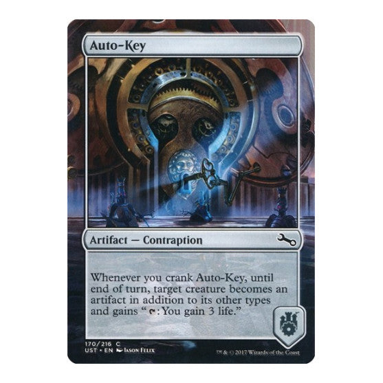 Auto-Key (UST) #170 Common (Lightly Played) Unstable Magic: The Gathering: 2017
