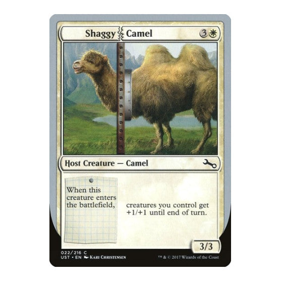 Shaggy Camel (UST) #22 Common (Lightly Played) Unstable Magic: The Gathering: 2017