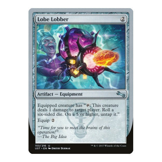 Lobe Lobber (UST) #153 Uncommon (Lightly Played) Unstable Magic: The Gathering: 2017