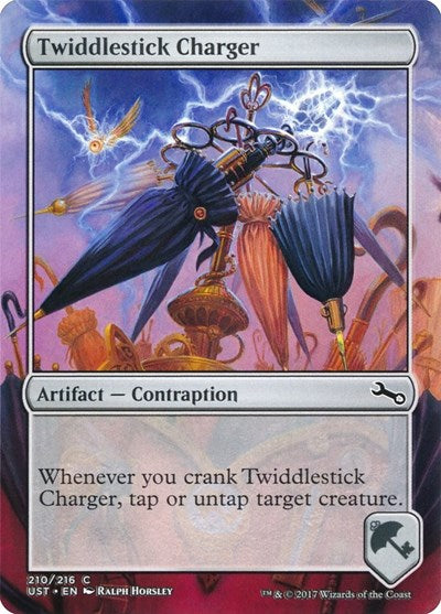 Twiddlestick Charger (UST) #210 Common (Lightly Played) Unstable Magic: The Gathering: 2017