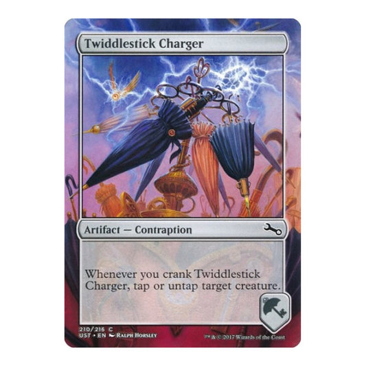 Twiddlestick Charger (UST) #210 Common (Lightly Played) Unstable Magic: The Gathering: 2017