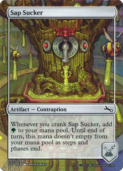 Sap Sucker (UST) #203 Common (Lightly Played) Unstable Magic: The Gathering: 2017