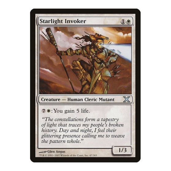 Starlight Invoker (10E) #47 Uncommon (Lightly Played) 10th Edition Magic: The Gathering: 2007