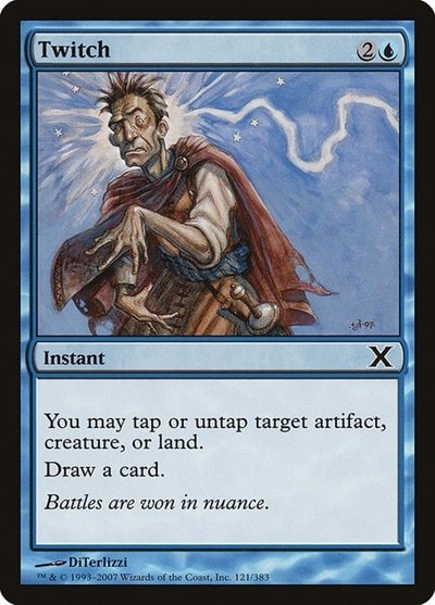 Twitch (10E) #121 Common (Lightly Played) 10th Edition Magic: The Gathering: 2007